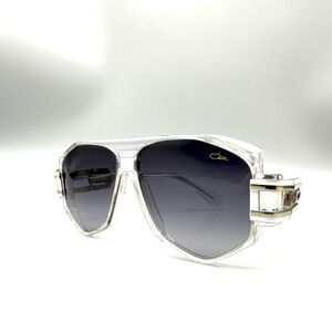 Cazal Mod 163 Col 02 Sunglasses Silver Blue Clear 59-12-135 Made In Germany Rare